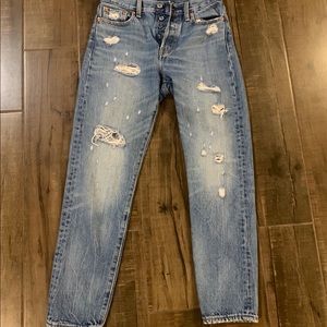 Wedgie Levi’s jeans